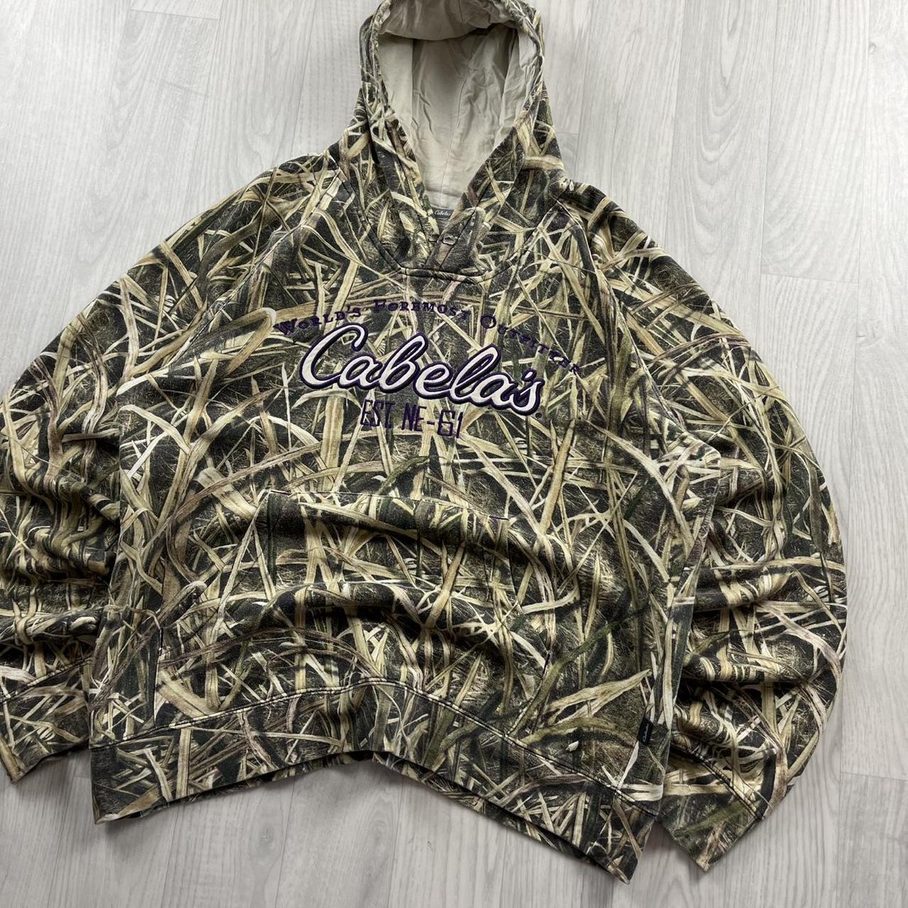 VINTAGE CABELAS REALTREE HOODIE CAMO