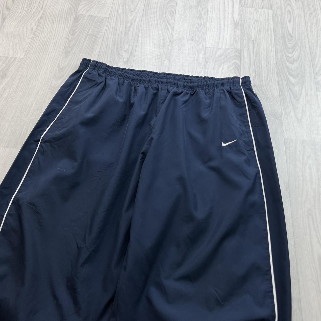 VINTAGE Y2K NIKE BAGGY TRACKSUIT BOTTOMS NAVY