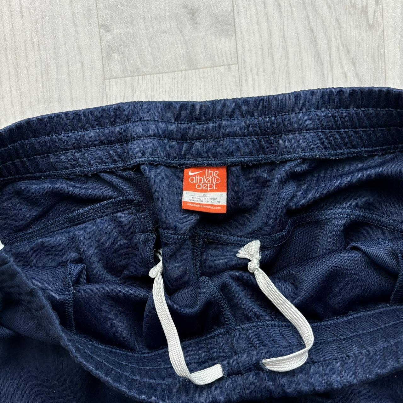 VINTAGE Y2K NIKE WIDE LEG TRACKSUIT BOTTOMS NAVY