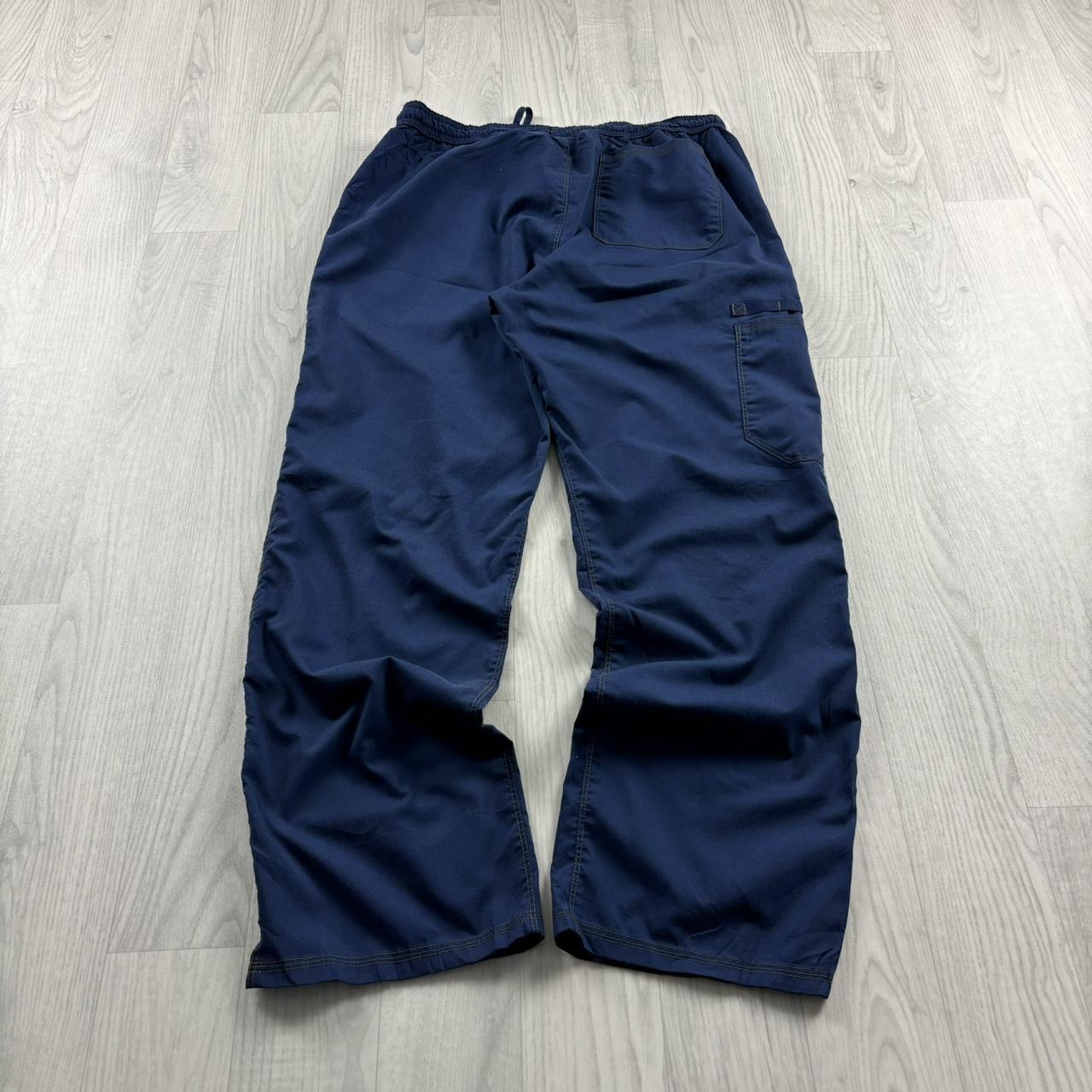 VINTAGE Y2K DICKIES BAGGY TRACKSUIT BOTTOMS NAVY BLUE