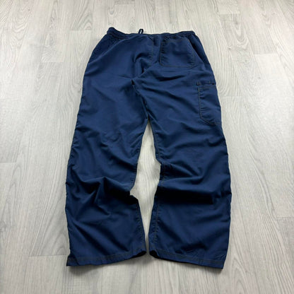 VINTAGE Y2K DICKIES BAGGY TRACKSUIT BOTTOMS NAVY BLUE