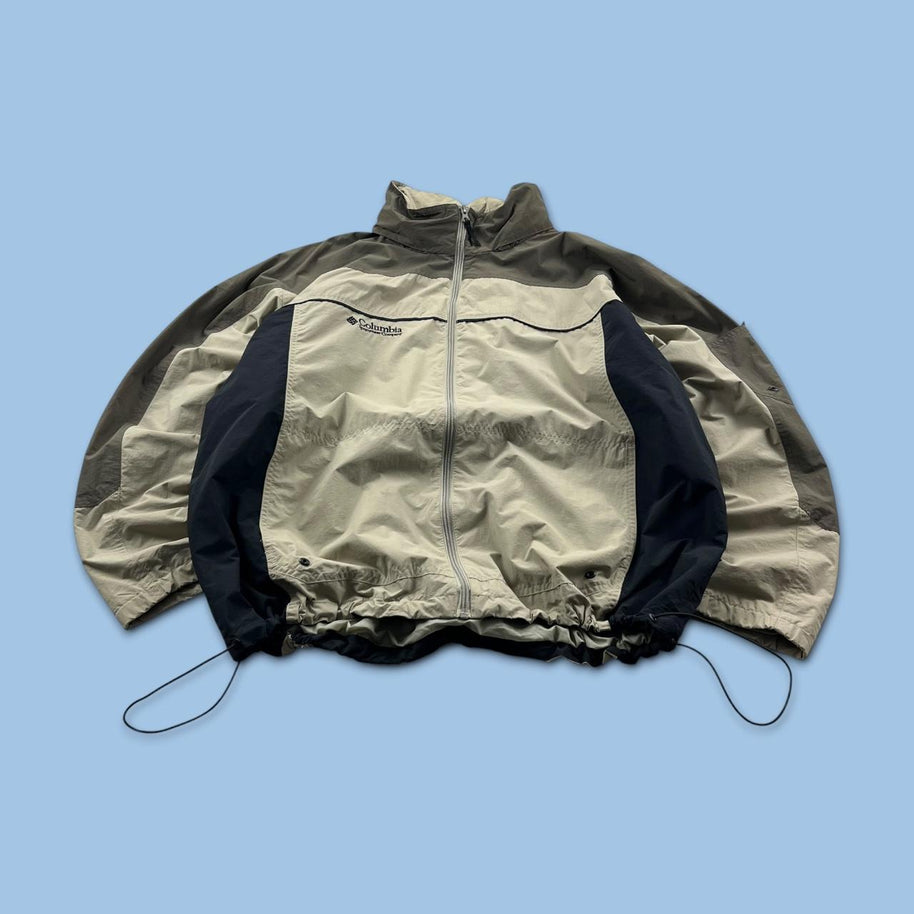 VINTAGE Y2K COLUMBIA TECHNICAL LIGHTWEIGHT JACKET BEIGE