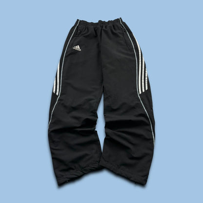 VINTAGE Y2K ADIDAS BAGGY TRACKSUIT BOTTOMS BLACK