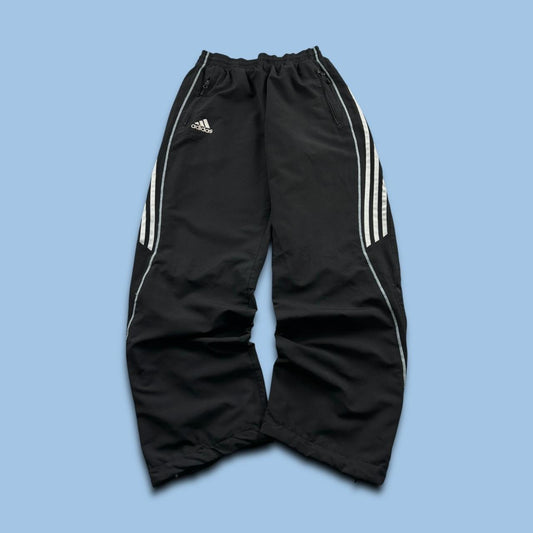 VINTAGE Y2K ADIDAS BAGGY TRACKSUIT BOTTOMS BLACK