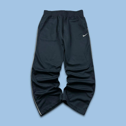 VINTAGE Y2K NIKE BAGGY TRACKSUIT BOTTOMS NAVY