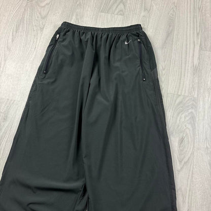 VINTAGE Y2K NIKE DRI FIT BAGGY TRACKSUIT BOTTOMS GREY
