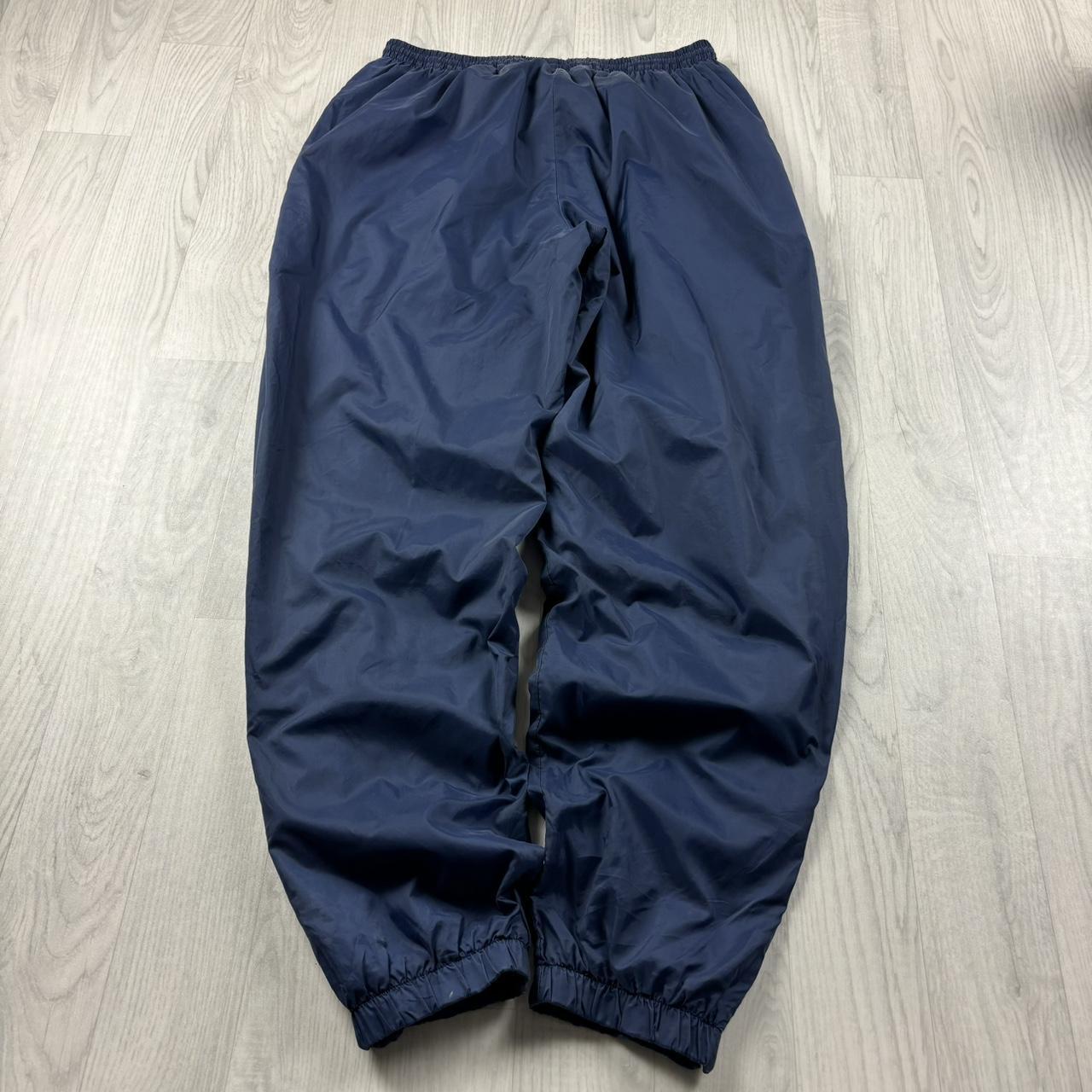 VINTAGE 90s NIKE BAGGY TRACKSUIT BOTTOMS NAVY BLUE