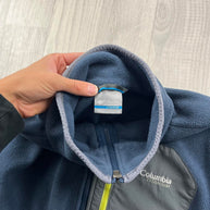 VINTAGE Y2K COLUMBIA ZIP UP FLEECE JACKET NAVY BLUE
