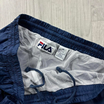 VINTAGE Y2K FILA BAGGY TRACKSUIT BOTTOMS NAVY BLUE