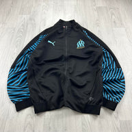 2018/19 PUMA MARSEILLE FOOTBALL TRACK JACKET BLACK / BLUE