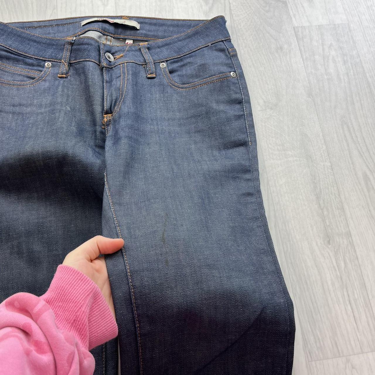 VINTAGE Y2K ONLY LOW RISE BOOTCUT JEANS NAVY BLUE