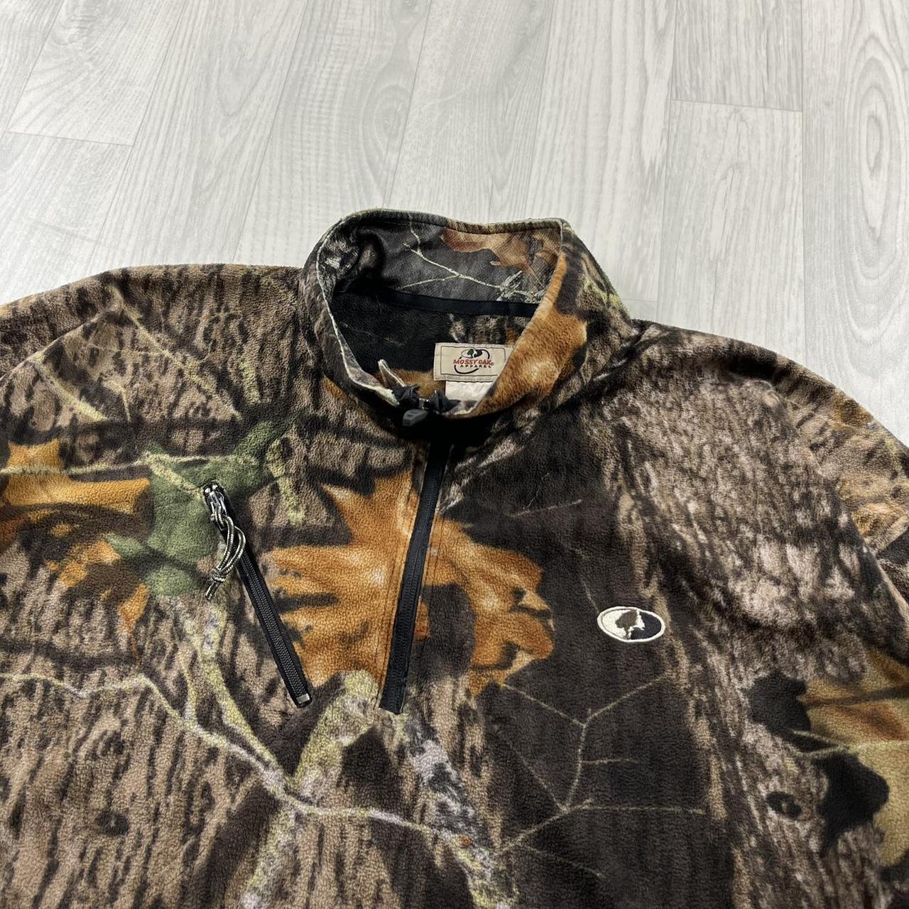 VINTAGE MOSSY OAK REALTREE QUARTER ZIP FLEECE CAMO