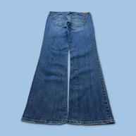 VINTAGE Y2K AMERICAN EAGKE LOW RISE BOOTCUT FLARED JEANS BLUE