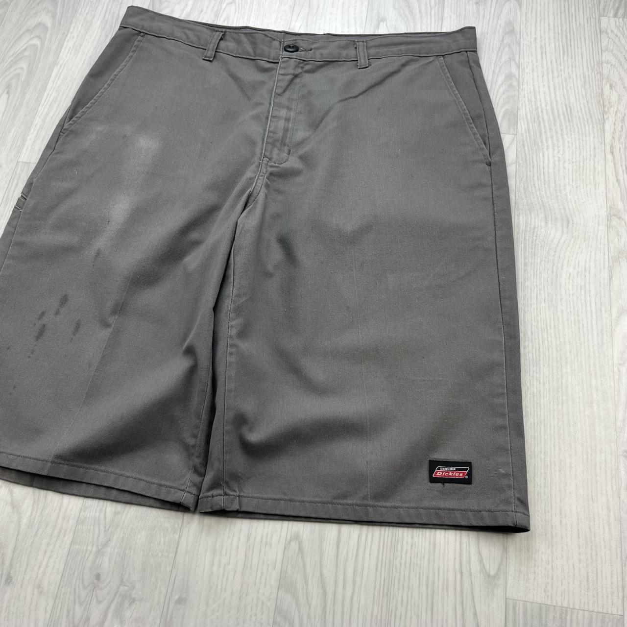 VINTAGE Y2K DICKIES BAGGY SKATER SHORTS GREY