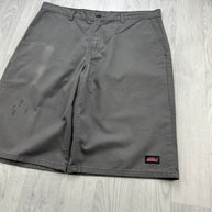 VINTAGE Y2K DICKIES BAGGY SKATER SHORTS GREY