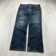 VINTAGE Y2K EDWIN XV SERIES BAGGY JEANS NAVY BLUE