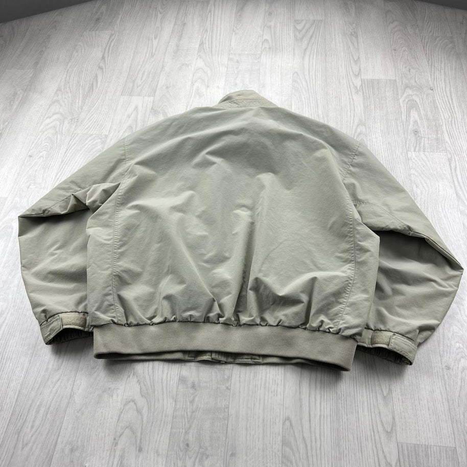 VINTAGE Y2K COLUMBIA UTILITY BOMBER JACKET BEIGE