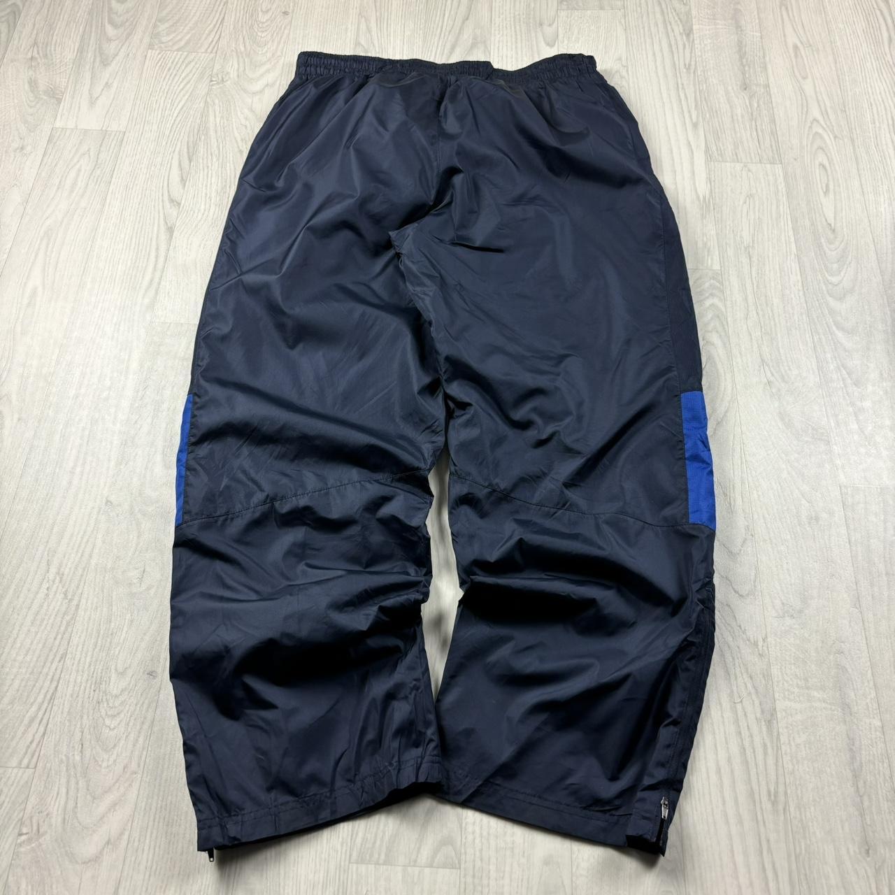 VINTAGE Y2K STARTER BAGGY TRACKSUIT BOTTOMS NAVY