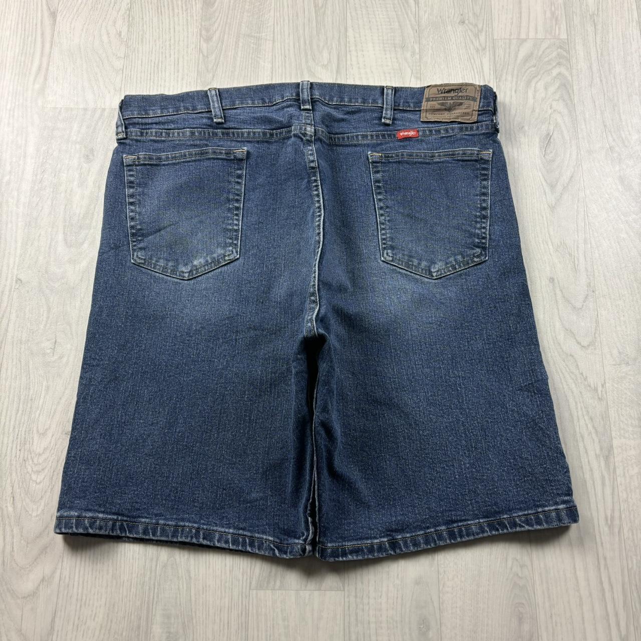 VINTAGE 00s WRANGLER BAGGY LOOSE JORTS BLUE
