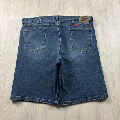 VINTAGE 00s WRANGLER BAGGY LOOSE JORTS BLUE