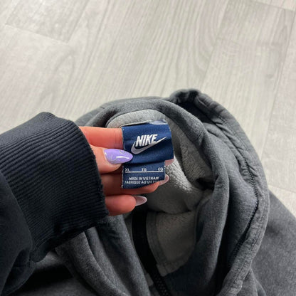 VINTAGE Y2K NIKE ZIP HOODIE GREY