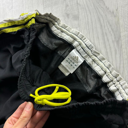 VINTAGE Y2K ADIDAS BAGGY TRACKSUIT BOTTOMS BLACK
