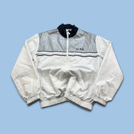 VINTAGE Y2K NIKE WINDBREAKER TRACK JACKET WHITE