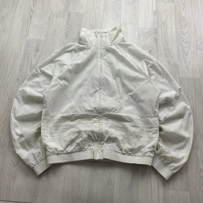 VINTAGE Y2K ADIDAS WINDBREAKER TRACK JACKET WHITE
