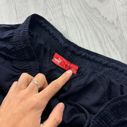 VINTAGE Y2K PUMA BAGGY TRACKSUIT BOTTOMS NAVY