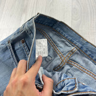 VINTAGE Y2K MUSTANG BAGGY JEANS BLUE