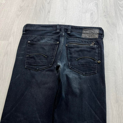 VINTAGE G STAR STRAIGHT LEG JEANS NAVY