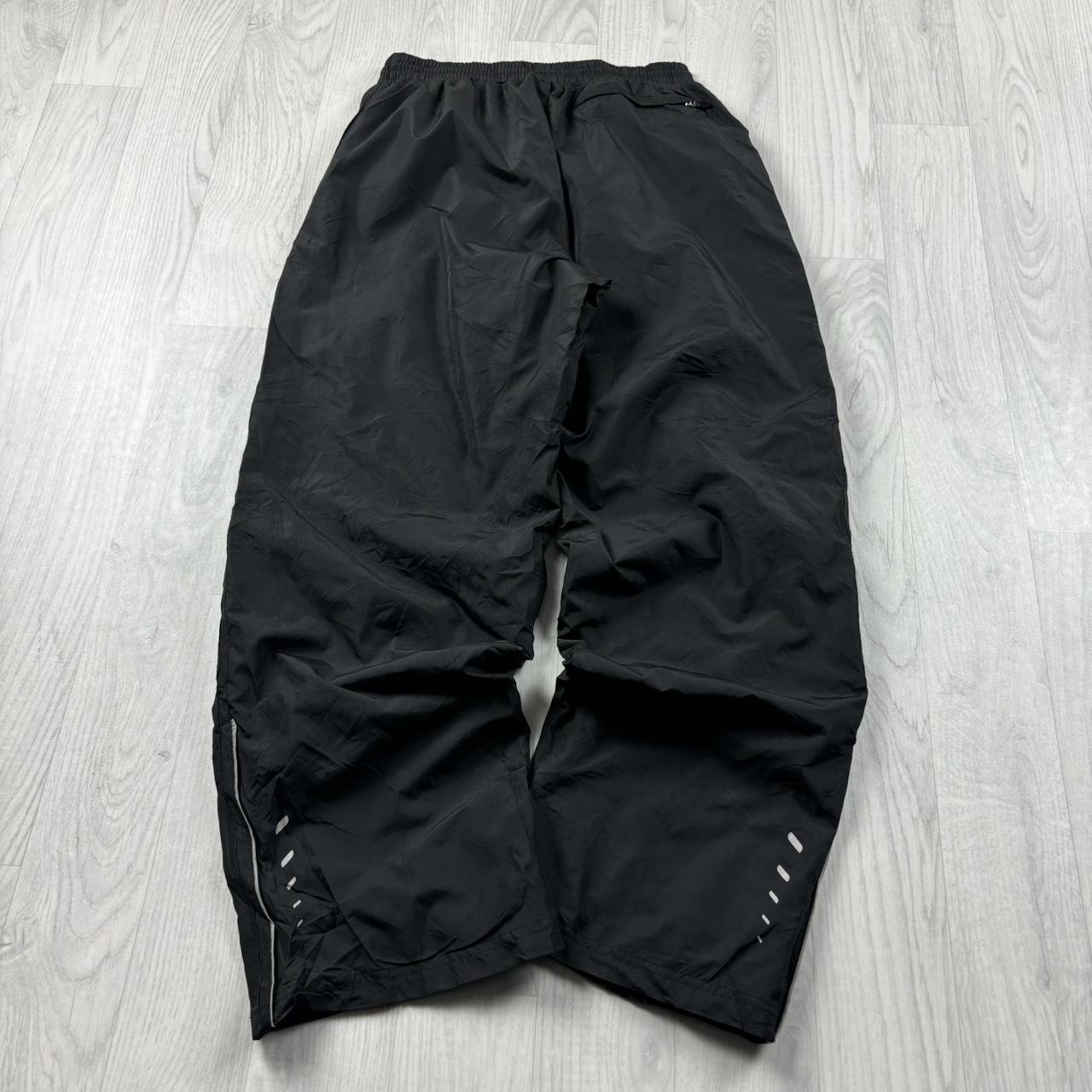 VINTAGE Y2K STARTER BAGGY TRACKSUIT BOTTOMS BLACK