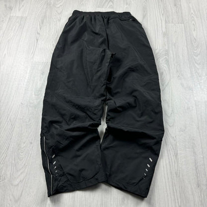 VINTAGE Y2K STARTER BAGGY TRACKSUIT BOTTOMS BLACK