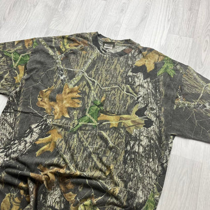 VINTAGE Y2K JERZEES REALTREE T SHIRT CAMO