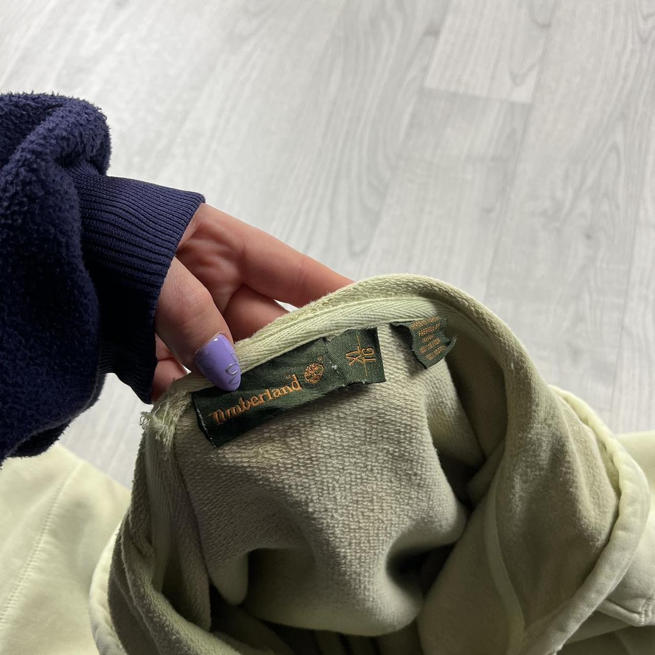 VINTAGE Y2K TIMBERLAND ZIP HOODIE CREAM