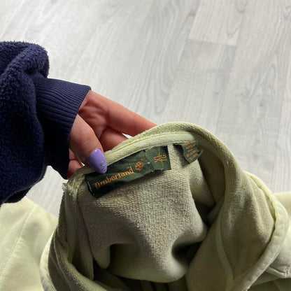 VINTAGE Y2K TIMBERLAND ZIP HOODIE CREAM