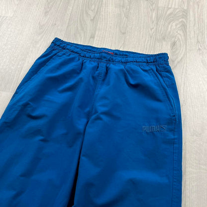 VINTAGE Y2K PUMA BAGGY TRACKSUIT BOTTOMS BLUE