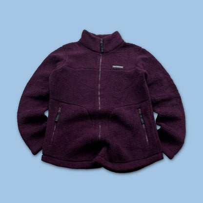 VINTAGE Y2K COLUMBIA FLEECE JACKET PURPLE BURGUNDY