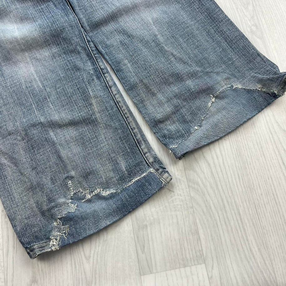 VINTAGE Y2K BLEND BAGGY JEANS BLUE