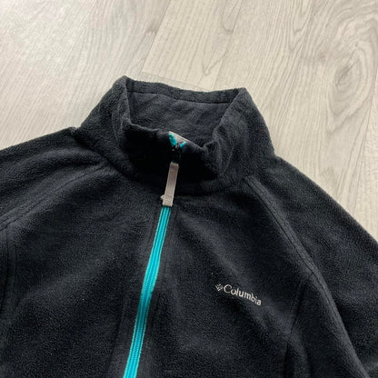 VINTAGE Y2K COLUMBIA ZIP UP FLEECE BLACK