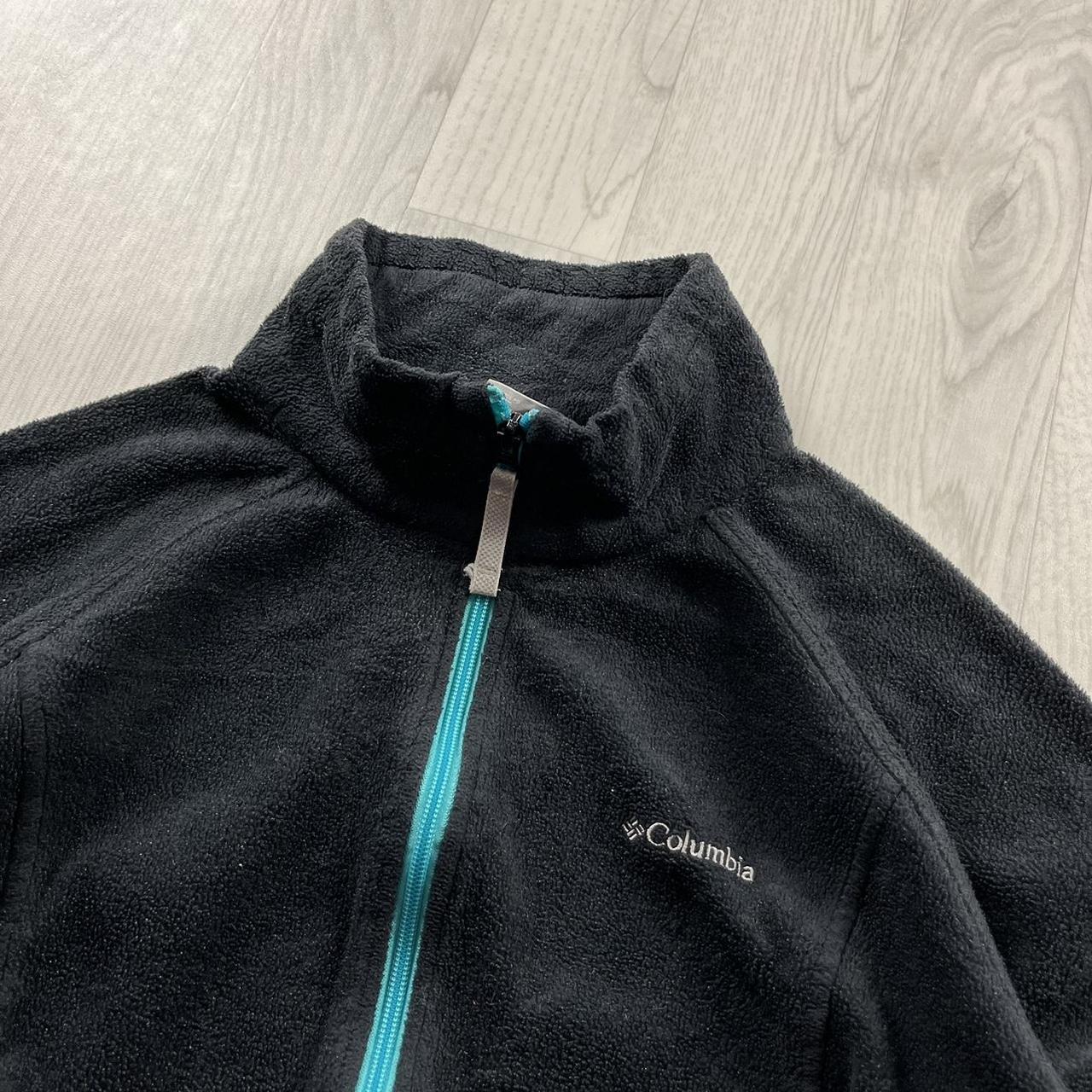 VINTAGE Y2K COLUMBIA ZIP UP FLEECE BLACK