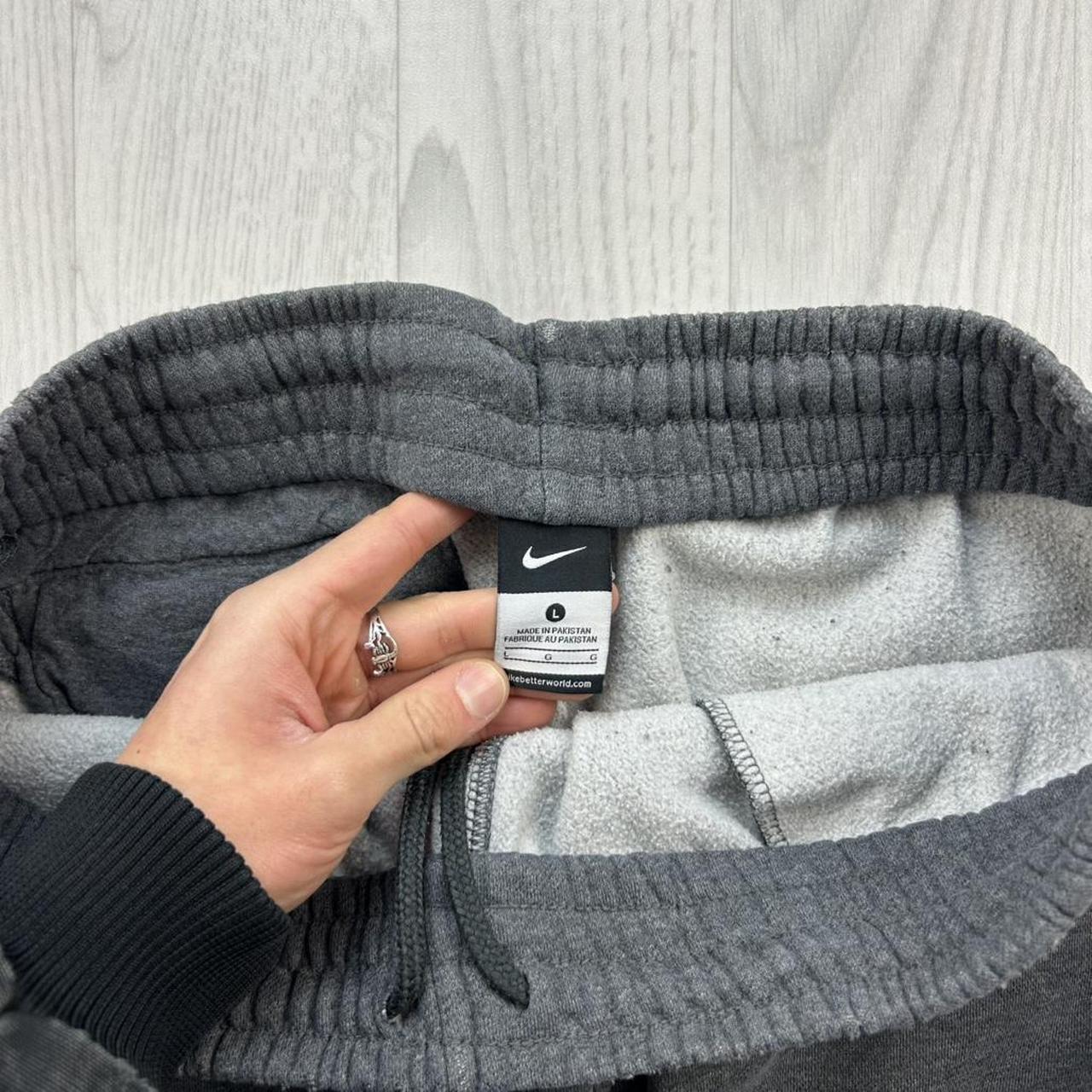 VINTAGE Y2K NIKE BAGGY COTTON SWEATPANTS CHARCOAL GREY