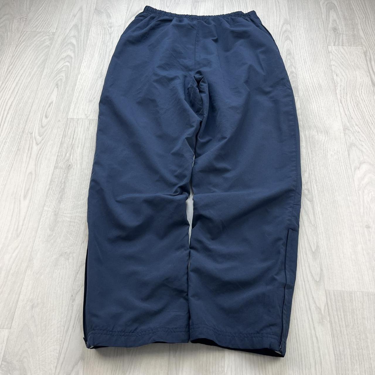 VINTAGE Y2K REEBOK BAGGY TRACKSUIT BOTTOMS NAVY