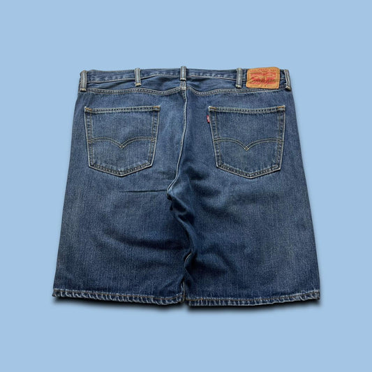 VINTAGE Y2K LEVIS 502 JORTS NAVY BLUE