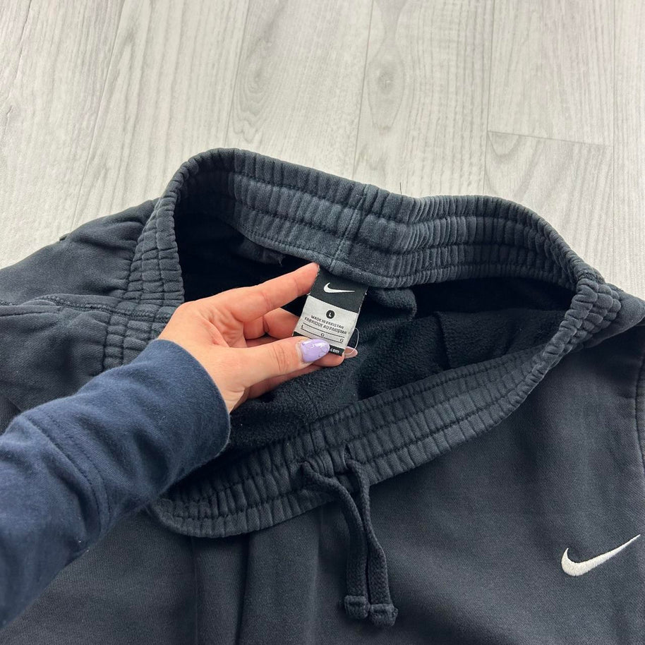 VINTAGE Y2K NIKE CARGO BAGGY COTTON SWEATPANTS BLACK