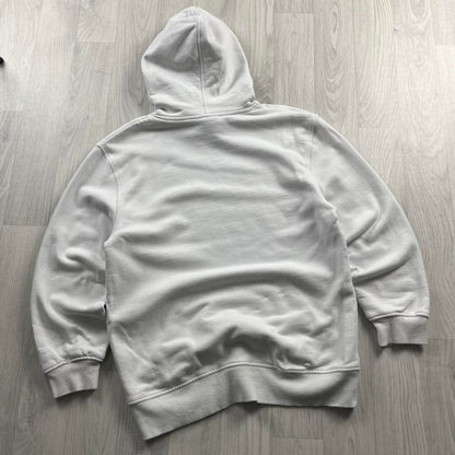 VINTAGE Y2K QUIKSILVER CENTRE LOGO HOODIE WHITE