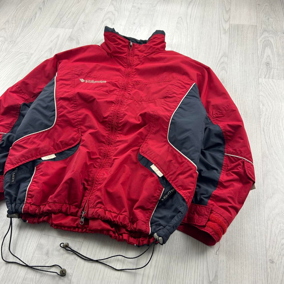 VINTAGE Y2K COLUMBIA TECHNICAL UTILITY SKI JACKET RED