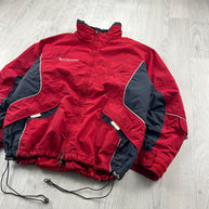 VINTAGE Y2K COLUMBIA TECHNICAL UTILITY SKI JACKET RED