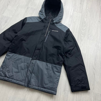VINTAGE 00s COLUMBIA HOODED JACKET BLACK GREY