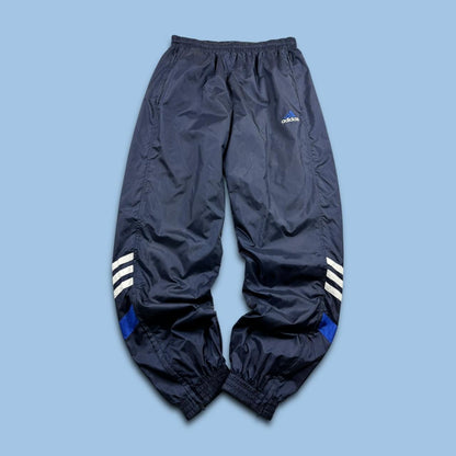 VINTAGE Y2K ADIDAS BAGGY TRACKSUIT BOTTOMS NAVY
